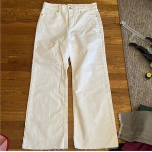 LOFT Cream Trousers